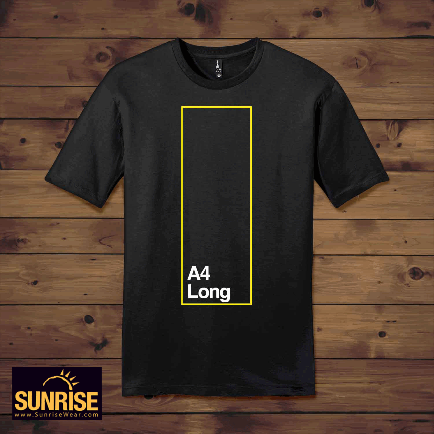 A4 Long 16.5in x 5.85in Digital Printed Heat Transfer - 10 pcs Minimum
