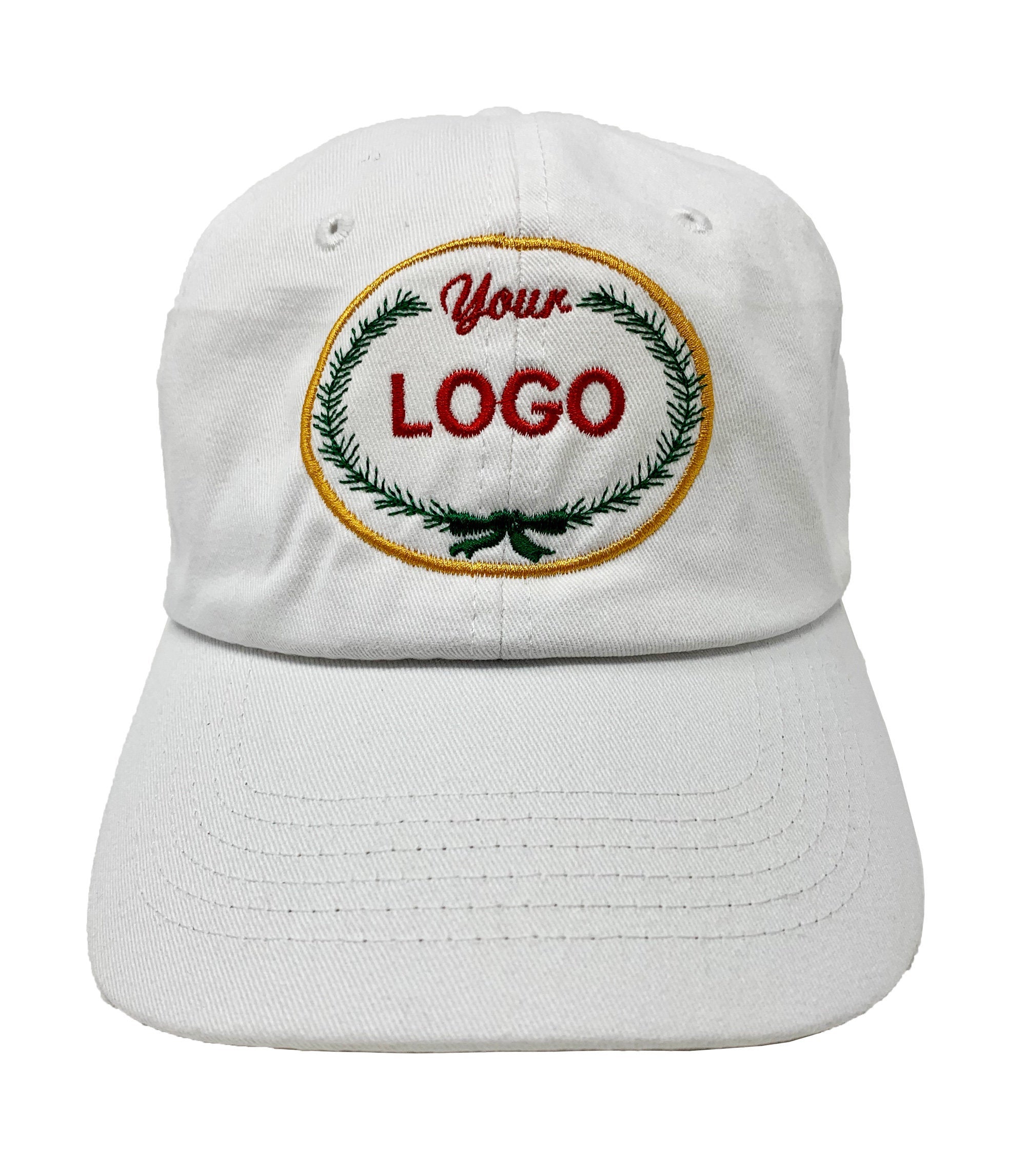 Custom Embroidered Dad Hats - 100% Cotton 6-Panel Twill Cap with Adjustable Enclosure.