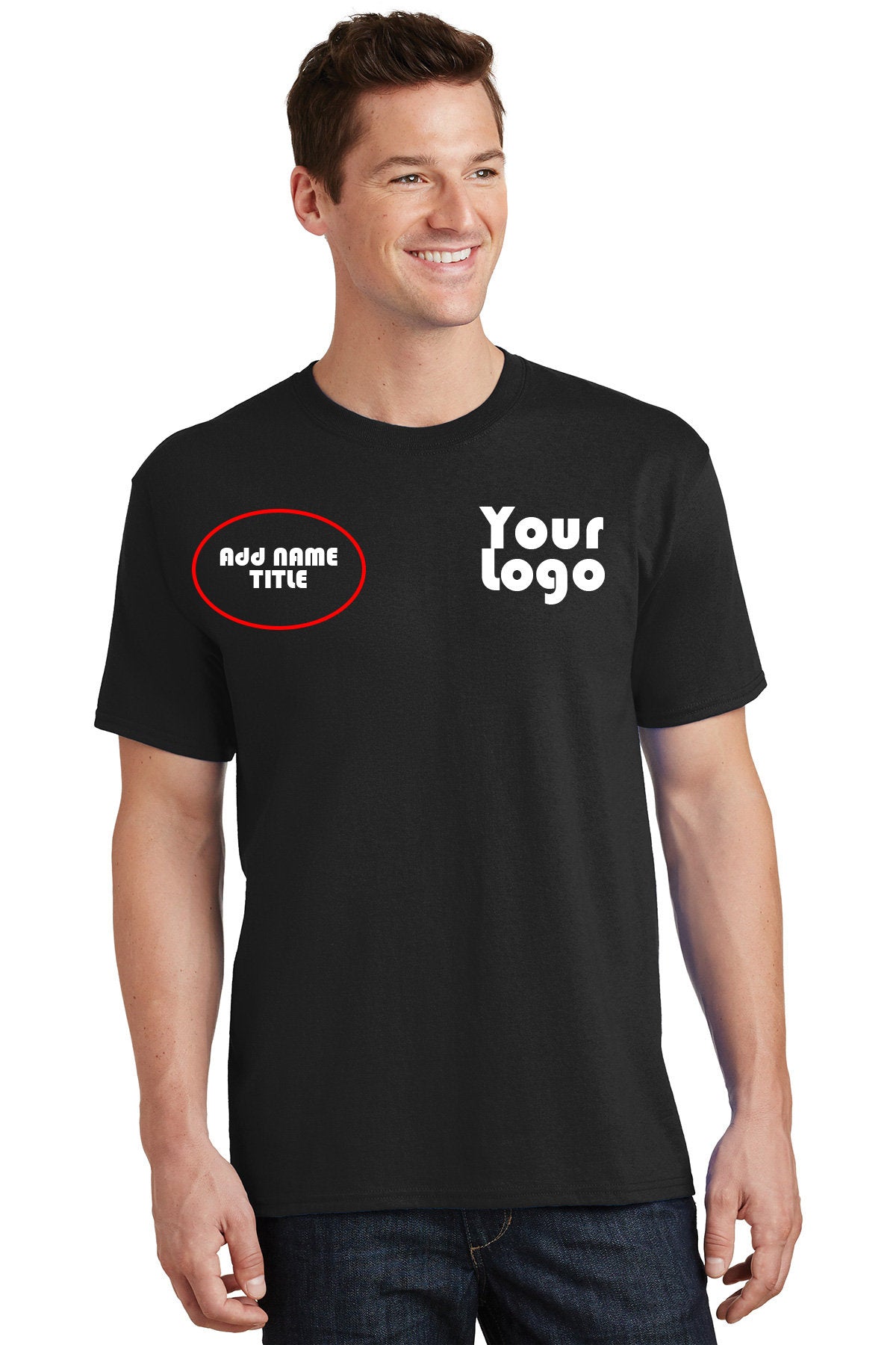 Additional Embroidery Location or Added Sizes - Add Personalized Name, Text, or Logo