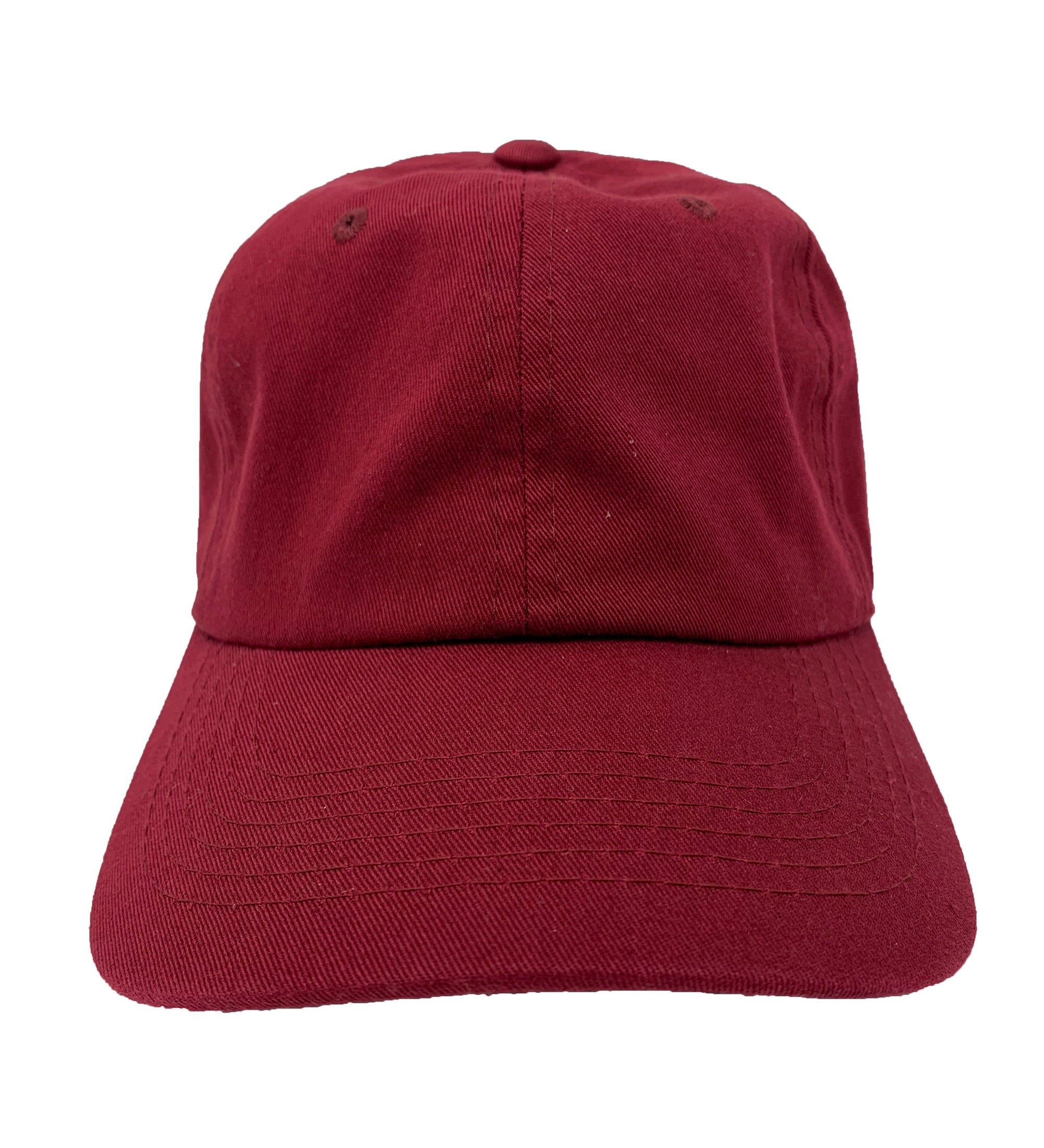 Custom Embroidered Dad Hats - 100% Cotton 6-Panel Twill Cap with Adjustable Enclosure.