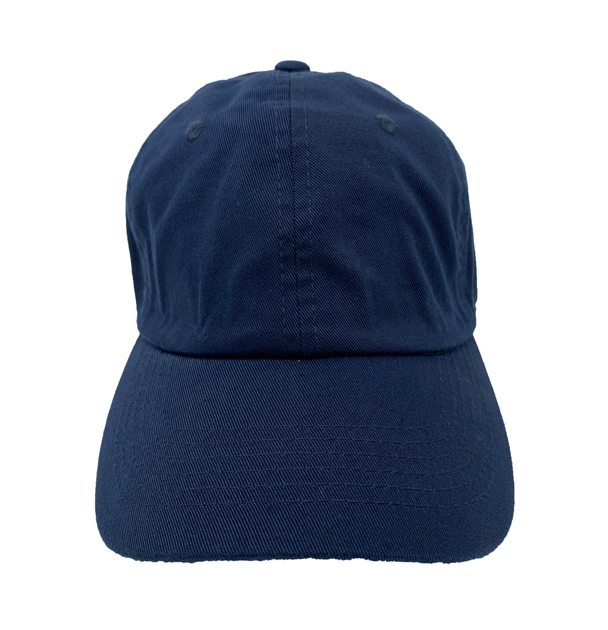 Custom Embroidered Dad Hats - 100% Cotton 6-Panel Twill Cap with Adjustable Enclosure.