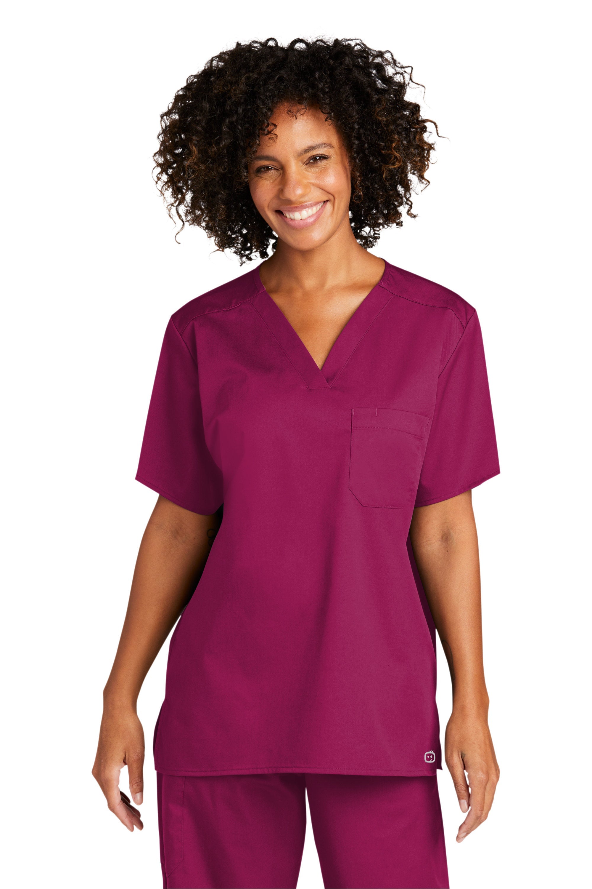 Custom Embroidered Unisex V-Neck Scrub Top Medical Uniform - Includes 4in x 4in Embroidery - Personalized Scrub - No Setup Fee