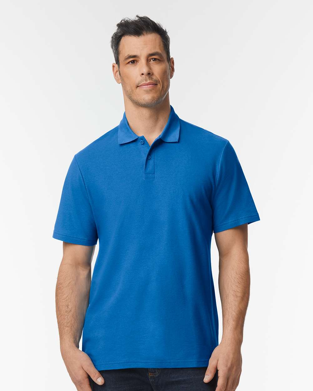 Custom Embroidered - Gildan - Softstyle® Adult Pique Polo - 64800