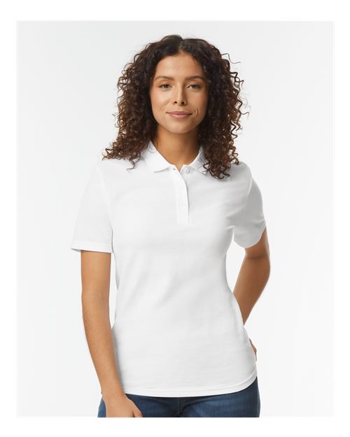 Custom Embroidered - Gildan - Softstyle® Women's Pique Polo - 64800L