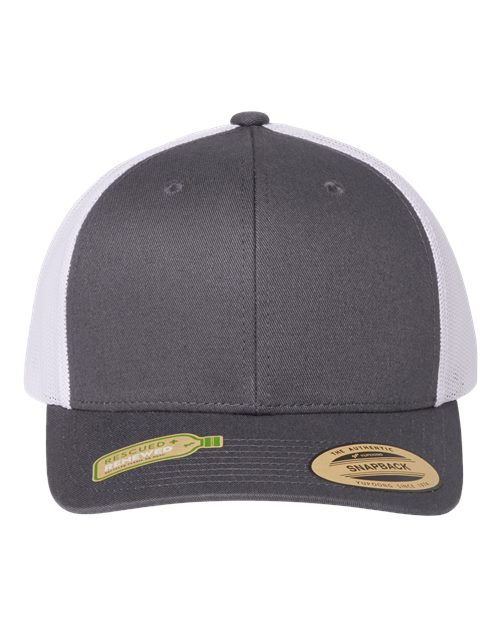 Custom Embroidered - YP Classics - Sustainable Retro Trucker Cap - 6606R