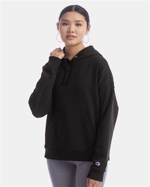 Custom Embroidered - Champion - Women's Powerblend® Hooded Sweatshirt - S760