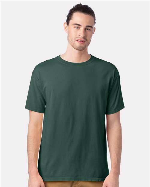 Custom Embroidered - ComfortWash by Hanes - Garment-Dyed T-Shirt - Field Green - GDH100