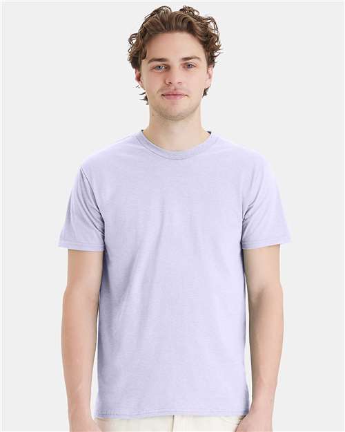 Custom Embroidered - Hanes - Perfect-T T-Shirt - Urban Lilac - 4980