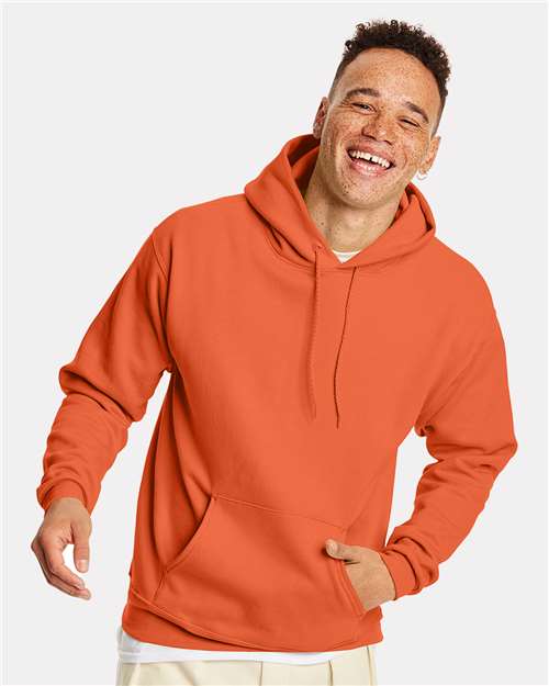 Custom Embroidered - Hanes - Ecosmart® Hooded Sweatshirt - Texas Orange - P170