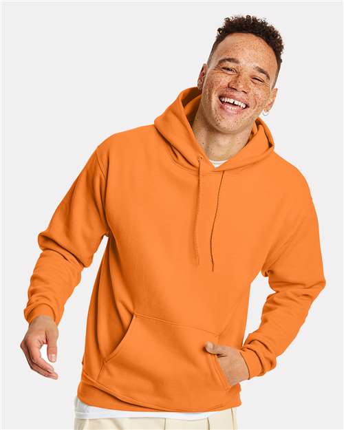 Custom Embroidered - Hanes - Ecosmart® Hooded Sweatshirt - Tennessee Orange - P170