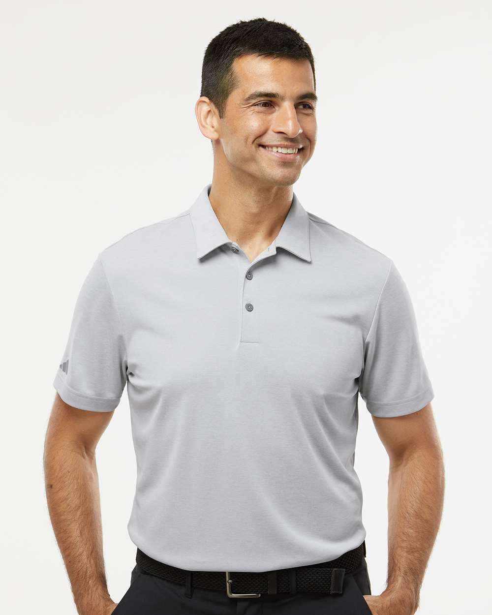 Custom Embroidery - Adidas - Heathered Polo - A582