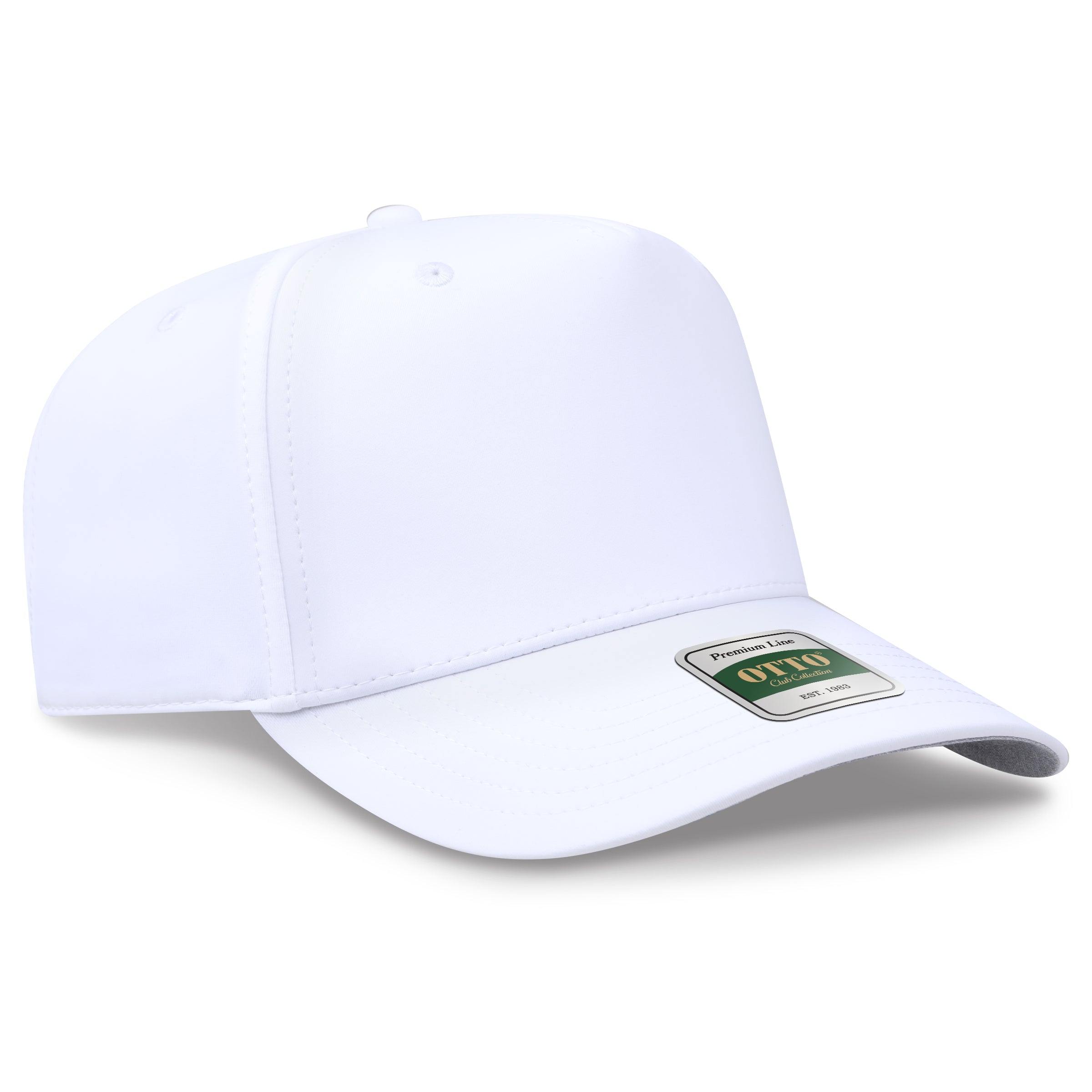 Custom Embroidered or DTF Printed - OTTO CAP® COMFY FIT® Club Collection 5 Panel Mid Profile Cap