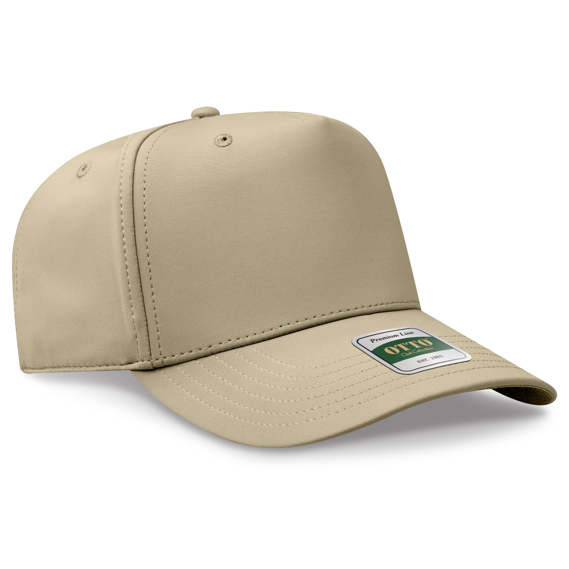 Custom Embroidered or DTF Printed - OTTO CAP® COMFY FIT® Club Collection 5 Panel Mid Profile Cap