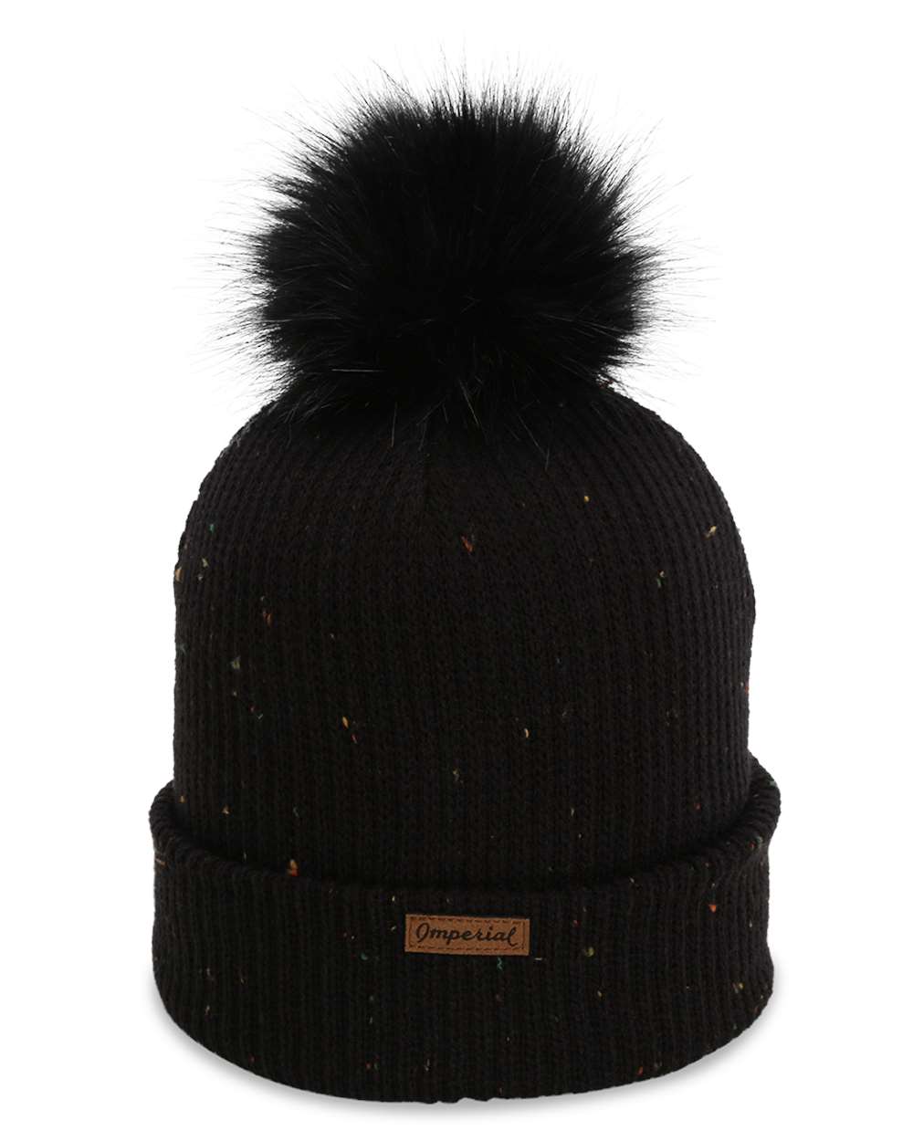 Custom Embroidery - Imperial - The Montage Pom Cuffed Beanie - 6014