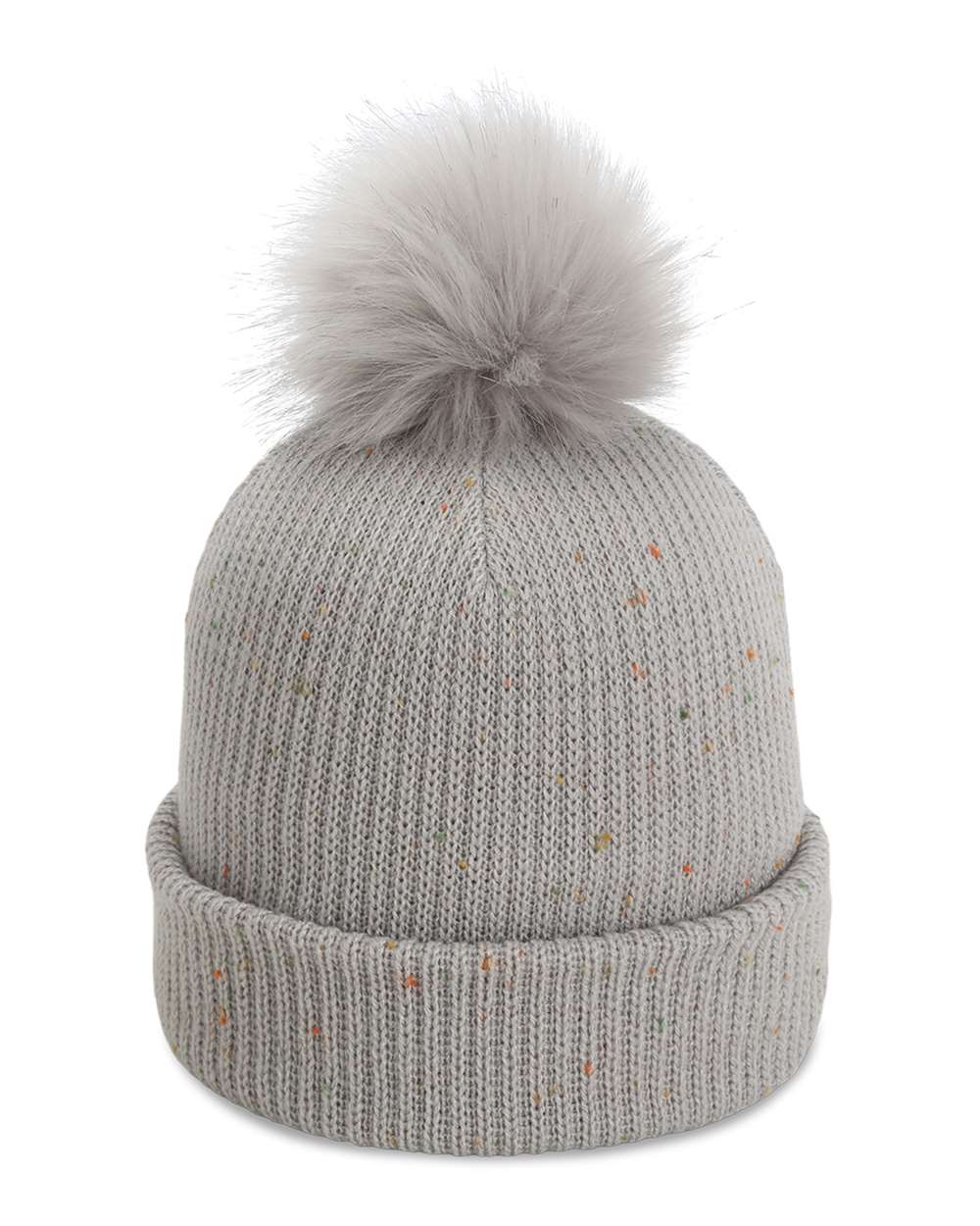 Custom Embroidery - Imperial - The Montage Pom Cuffed Beanie - 6014