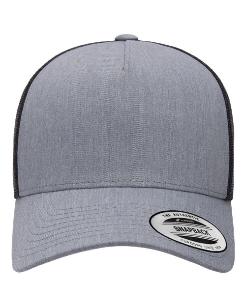 Custom Embroidered - YP Classics - Five-Panel Retro Trucker Cap - 6506