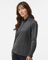 Custom Embroidery - Adidas - Women's Space Dyed Quarter-Zip Pullover - A594