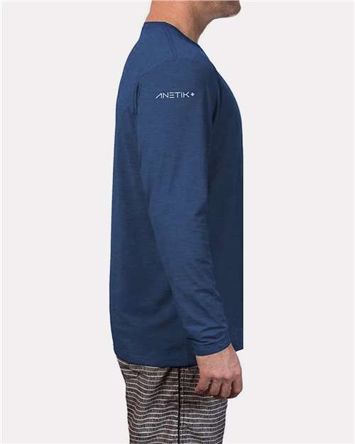 Custom Embroidered - ANETIK - Men's Low Pro Tech Long Sleeve T-Shirt - MVLPRL8