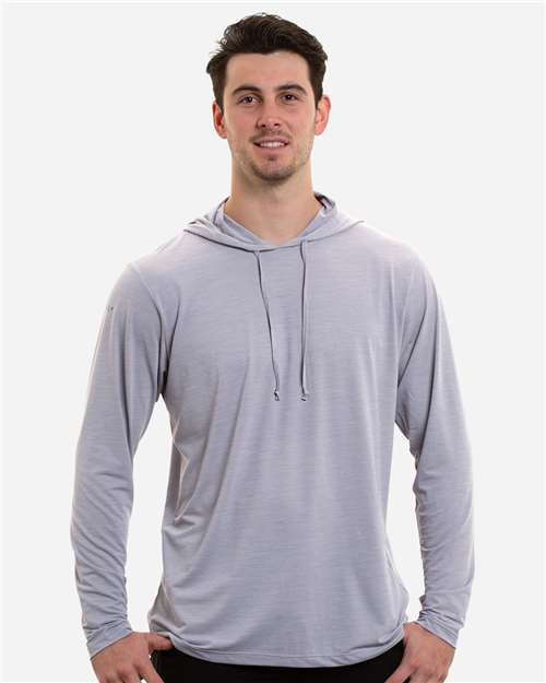 Custom Embroidered - ANETIK - Men's Low Pro Tech Hooded Long Sleeve T-Shirt - MVLPRH8