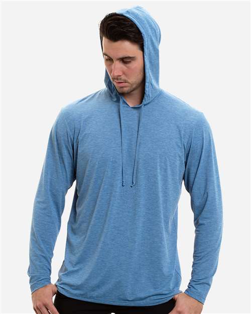 Custom Embroidered - ANETIK - Men's Low Pro Tech Hooded Long Sleeve T-Shirt - MVLPRH8
