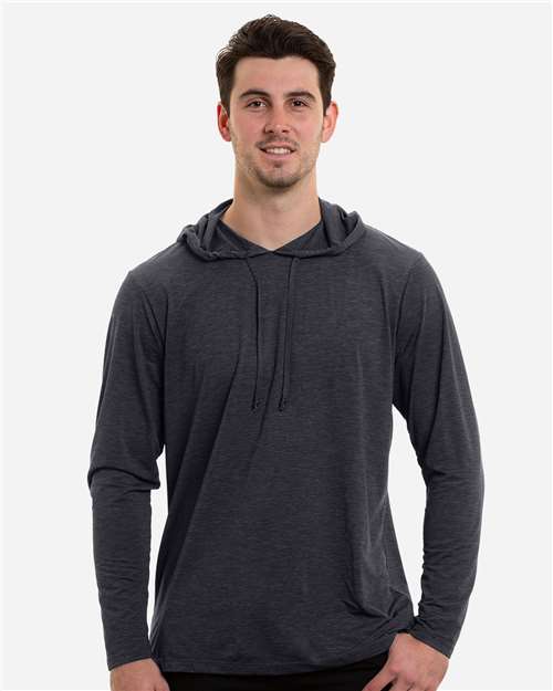 Custom Embroidered - ANETIK - Men's Low Pro Tech Hooded Long Sleeve T-Shirt - MVLPRH8