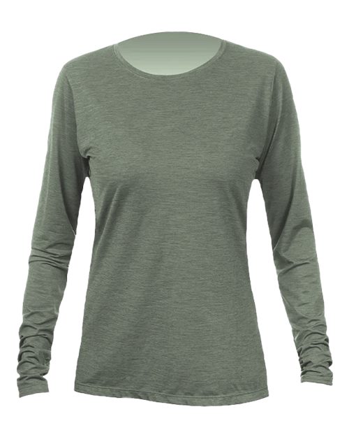Custom Embroidered - ANETIK - Women's Breeze Tech Long Sleeve T-Shirt - WSBRZL0