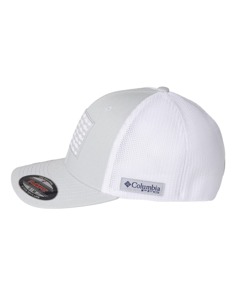 Custom Embroidery - Columbia - PFG Fish Flag Mesh™ Flexfit® Cap - 183681