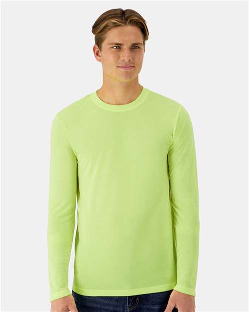 Custom Embroidered - Hanes - Unisex Cool DRI® Cotton Touch Long Sleeve T-Shirt - 484L