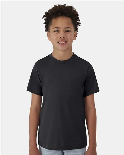 Custom Embroidered - Hanes - Youth Cool DRI® Cotton Touch T-Shirt - 484Y