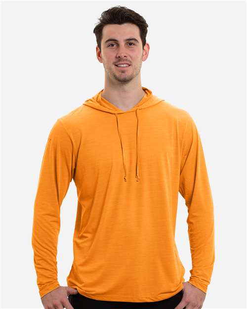 Custom Embroidered - ANETIK - Men's Low Pro Tech Hooded Long Sleeve T-Shirt - MVLPRH8