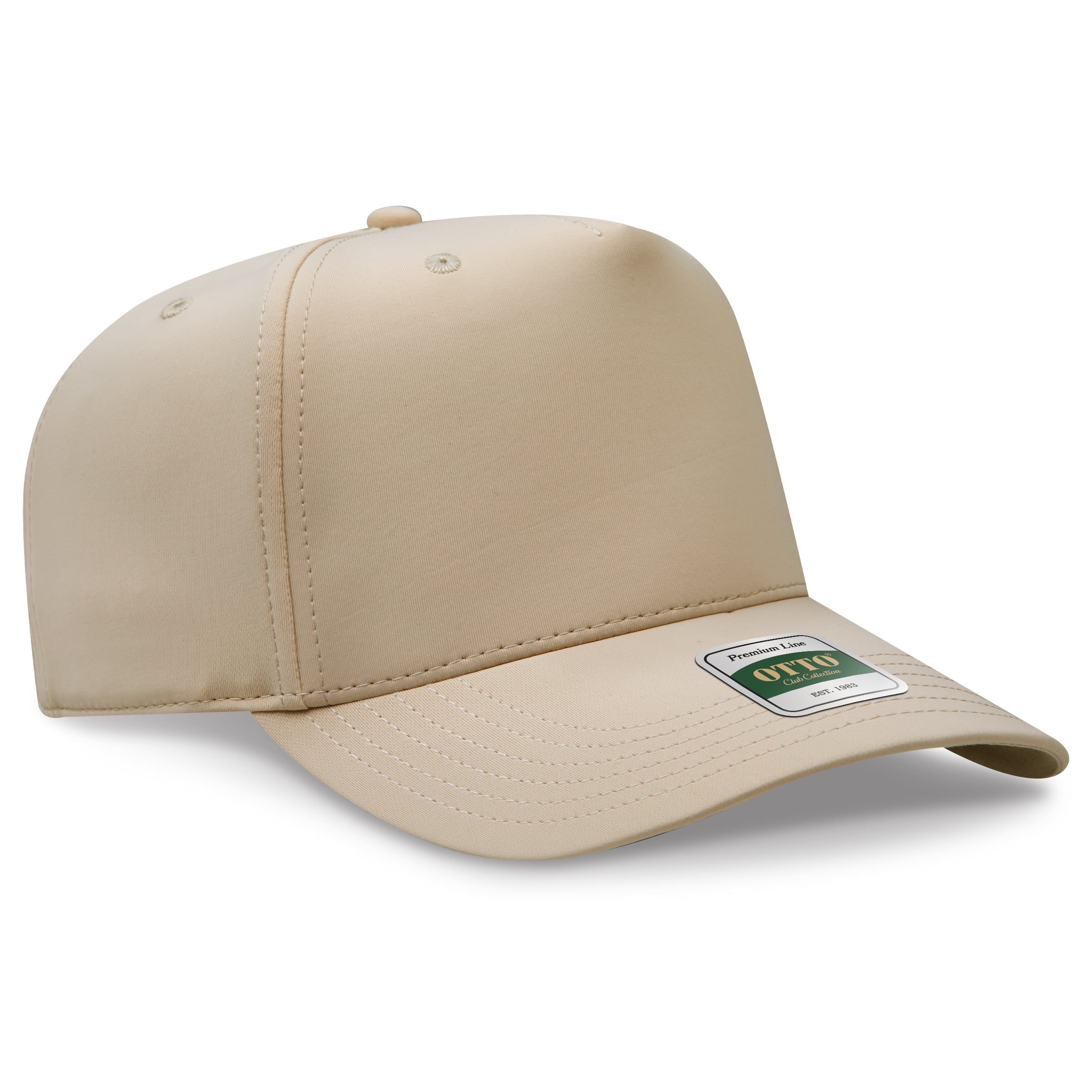 Custom Embroidered or DTF Printed - OTTO CAP® COMFY FIT® Club Collection 5 Panel Pro Style Cap