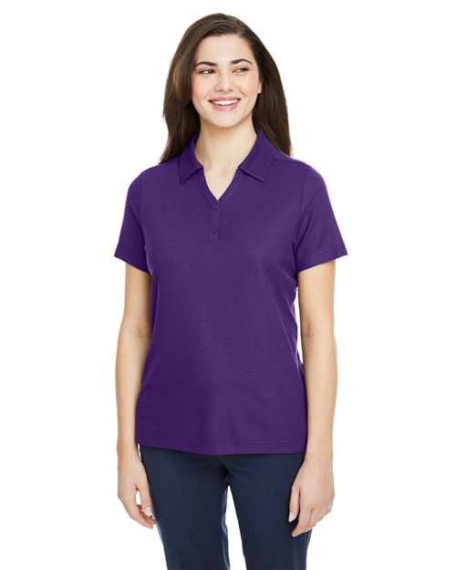 Custom Embroidered or DTF Printed - CORE365 - Women's Fusion ChromaSoft™ Pique Polo - CE112W