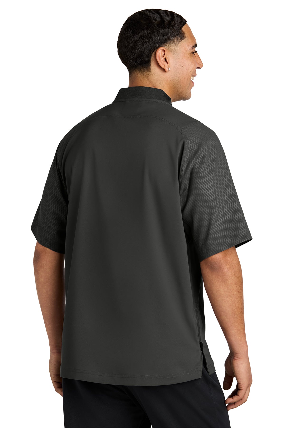 Custom Embroidered - New Era ® Cage Short Sleeve 1/4-Zip Jacket. NEA600