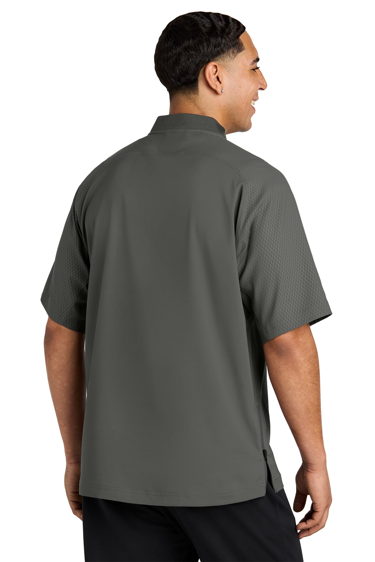 Custom Embroidered - New Era ® Cage Short Sleeve 1/4-Zip Jacket. NEA60