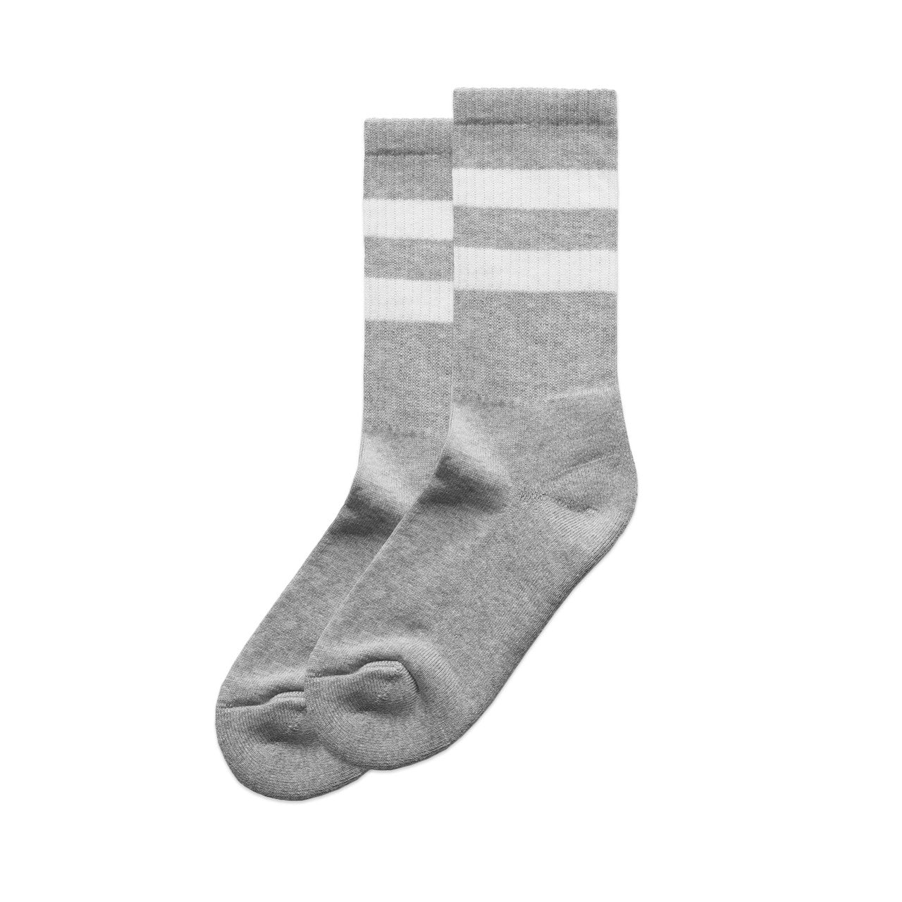 Custom Embroidered or DTF Printed - Relax Stripe Socks (2 Pairs) | 1210