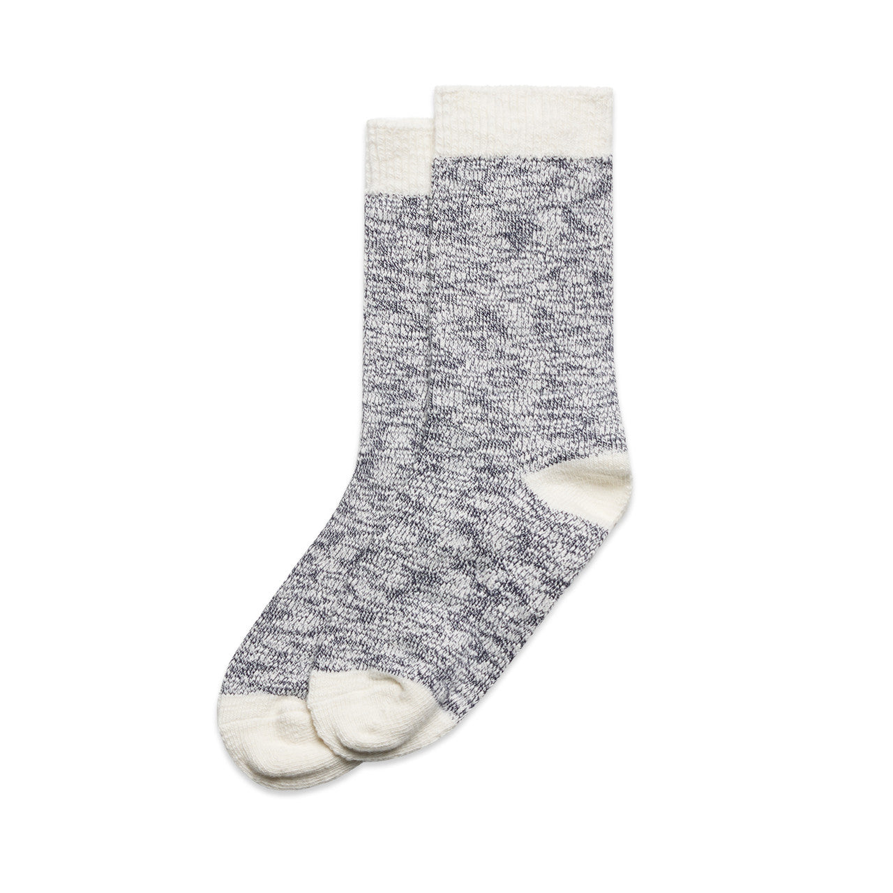 Custom Embroidered or DTF Printed - Slub Socks (2 Pairs) | 1217