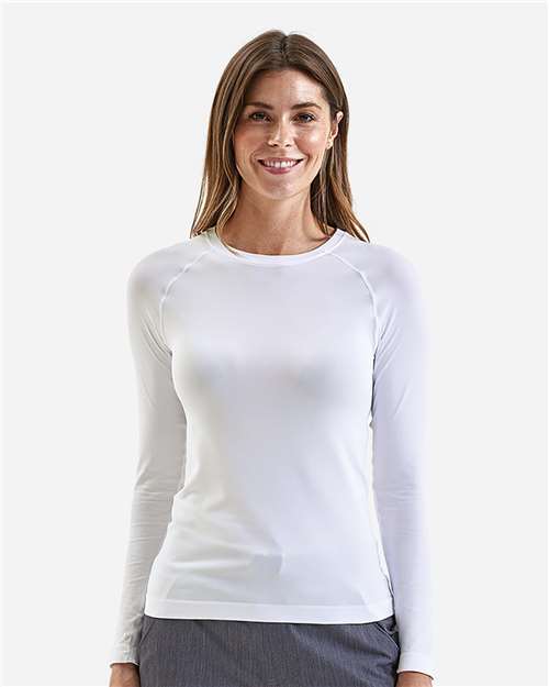 Custom Embroidered or DTF Printed - Onna - Women's Unstoppable Long Sleeve Fresh Underscrub Base Layer T-Shirt - NN370