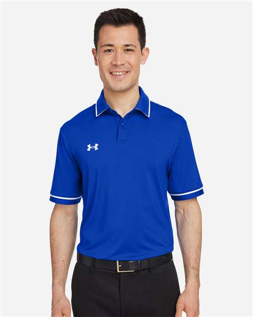 Custom Embroidered - Under Armour - Men's Tipped Teams Performance Polo - 1376904