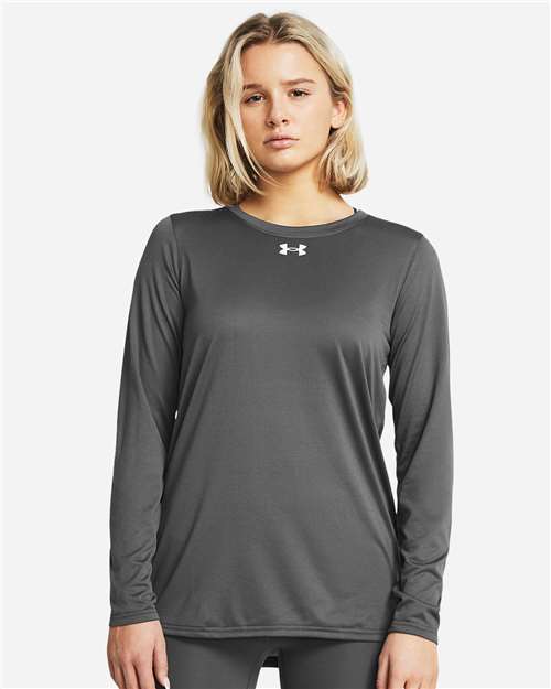 Custom Embroidered - Under Armour - Women's Team Tech™ Long Sleeve T-Shirt - 1376852