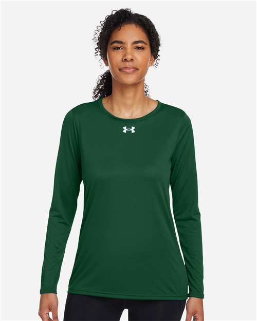 Custom Embroidered - Under Armour - Women's Team Tech™ Long Sleeve T-Shirt - 1376852