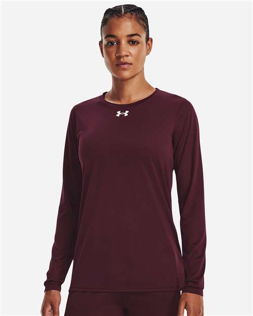 Custom Embroidered - Under Armour - Women's Team Tech™ Long Sleeve T-Shirt - 1376852
