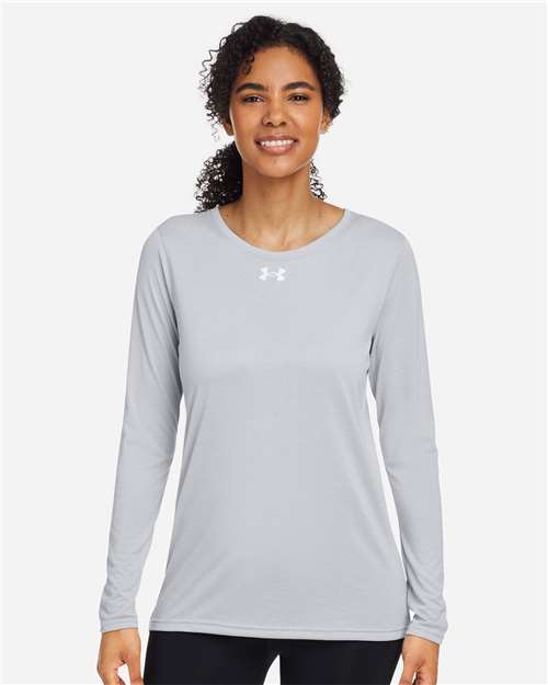 Custom Embroidered - Under Armour - Women's Team Tech™ Long Sleeve T-Shirt - 1376852