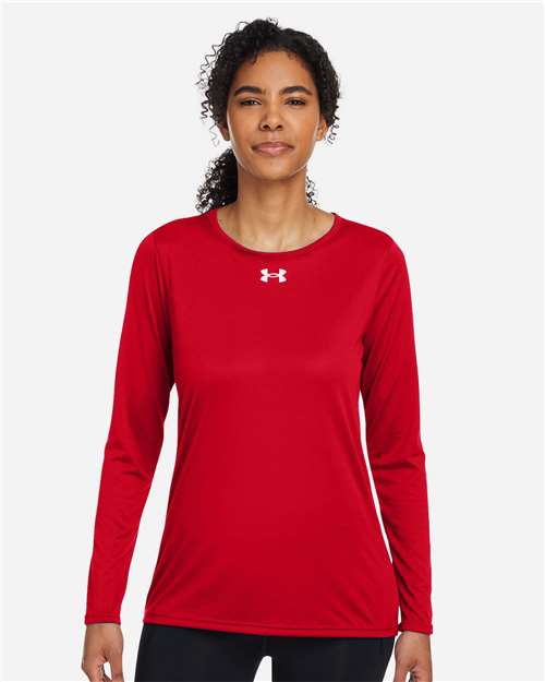 Custom Embroidered - Under Armour - Women's Team Tech™ Long Sleeve T-Shirt - 1376852