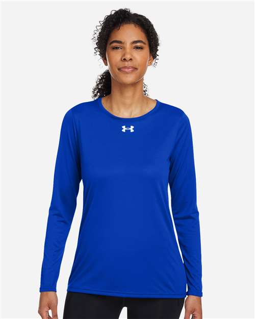 Custom Embroidered - Under Armour - Women's Team Tech™ Long Sleeve T-Shirt - 1376852