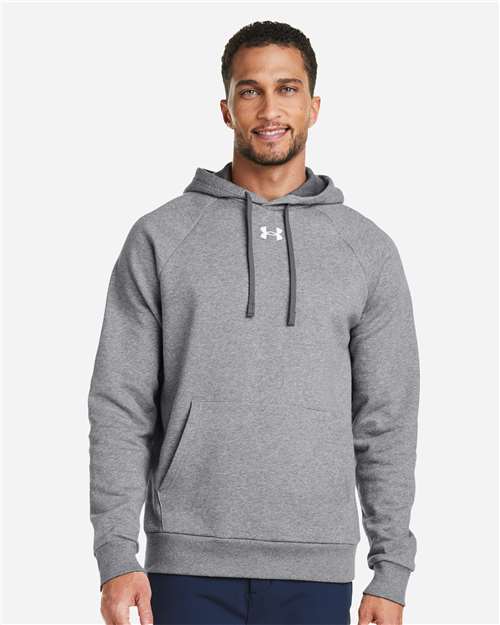 Custom Embroidered - Under Armour - Men's Rival Fleece Hooded Sweatshirt - 1379757