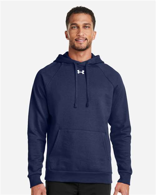 Custom Embroidered - Under Armour - Men's Rival Fleece Hooded Sweatshirt - 1379757