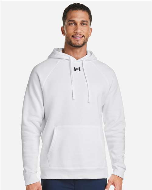 Custom Embroidered - Under Armour - Men's Rival Fleece Hooded Sweatshirt - 1379757