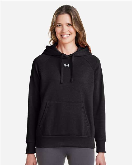 Custom Embroidered - Under Armour - Women's Rival Fleece Hooded Sweatshirt - 1379500