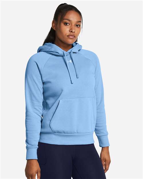Custom Embroidered - Under Armour - Women's Rival Fleece Hooded Sweatshirt - 1379500