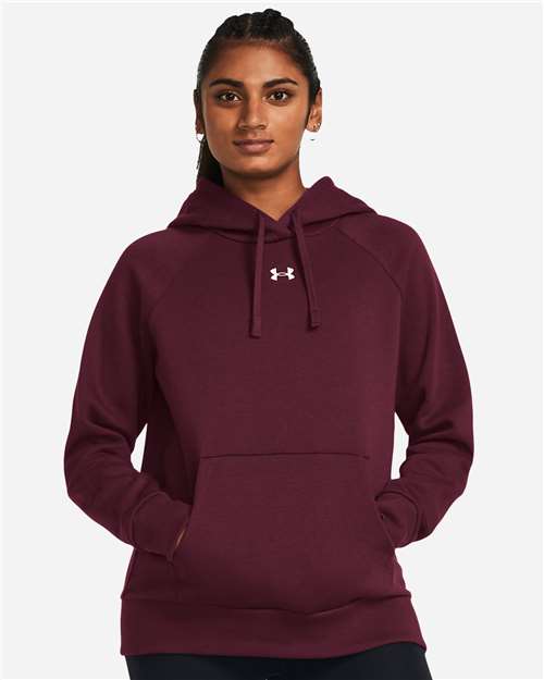 Custom Embroidered - Under Armour - Women's Rival Fleece Hooded Sweatshirt - 1379500